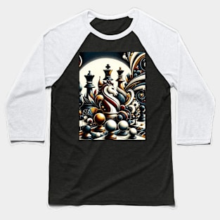 Checkmate Chronicles: The Art of Strategy Baseball T-Shirt